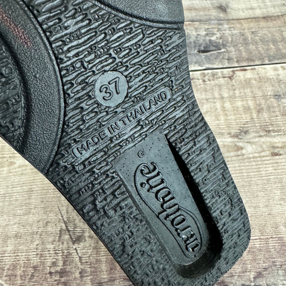 Aerothotic Sandals Women's EU 37 US 6 Arch Support Comfort Beach Flip Flop Gray - Picture 7 of 12